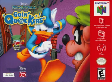 Donald Duck - Goin' Quackers (USA) (En,Fr,De,Es,It) box cover front